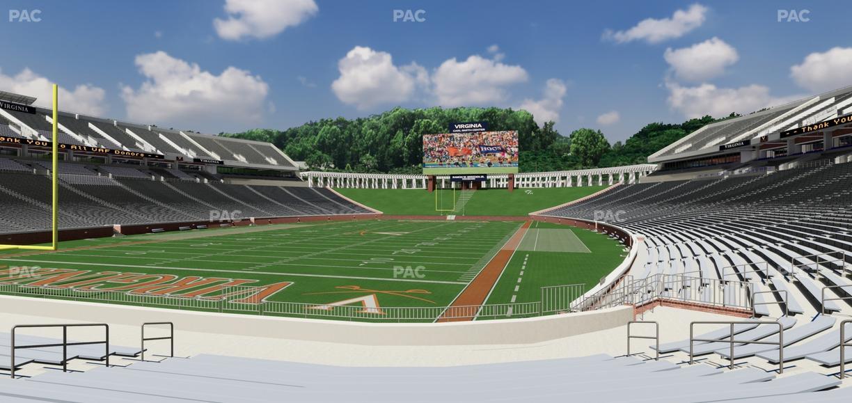 Scott Stadium - Section 114 Seat View