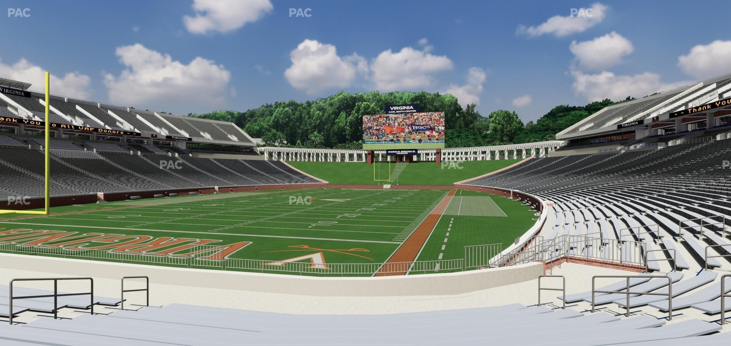 Scott Stadium - Section 114 Seat View