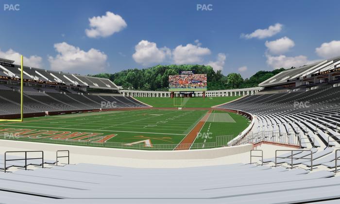 Scott Stadium - Section 114 Seat View