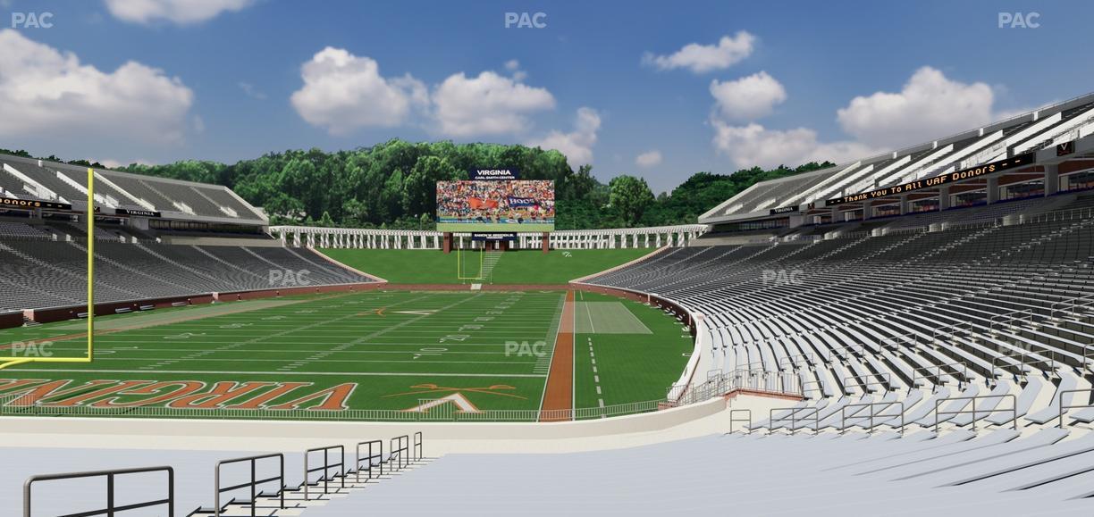 Scott Stadium - Section 114 Seat View