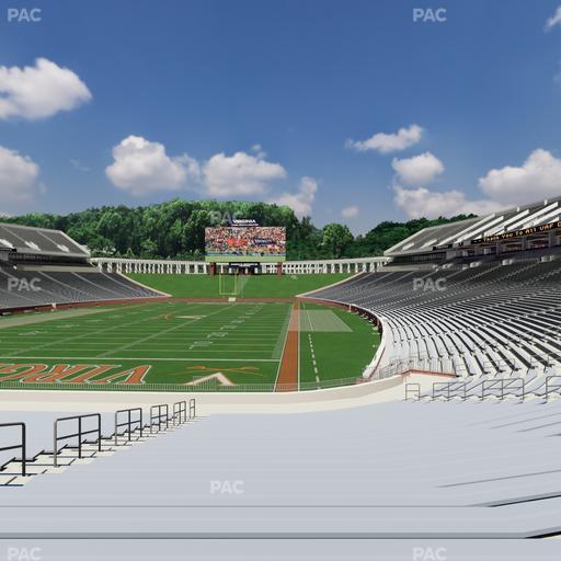 Scott Stadium - Section 114 Seat View
