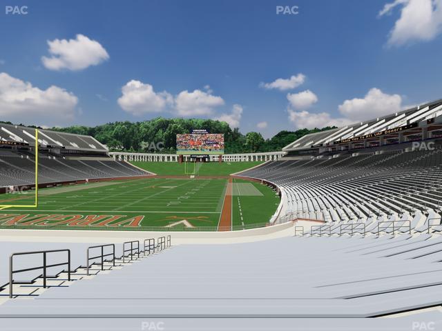 Scott Stadium - Section 114 Seat View