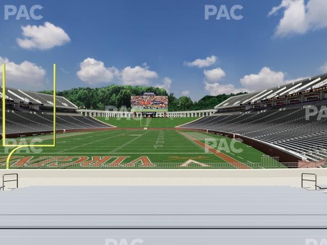 Scott Stadium - Section 115 Seat View