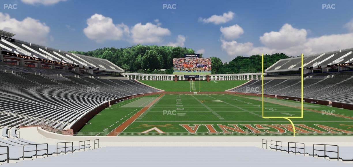 Scott Stadium - Section 117 Seat View