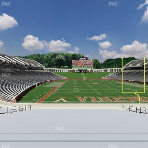 Scott Stadium - Section 117 Seat View