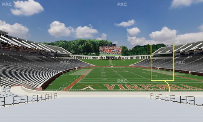 Scott Stadium - Section 117 Seat View