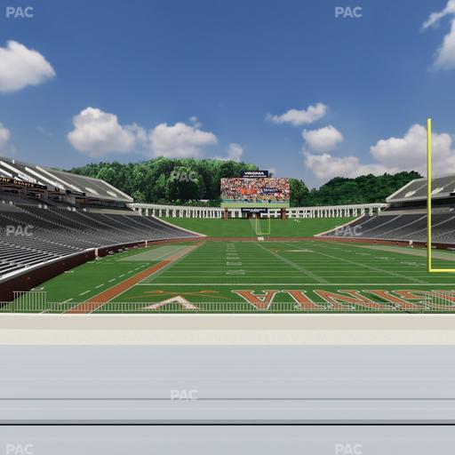 Scott Stadium - Section 117 Seat View