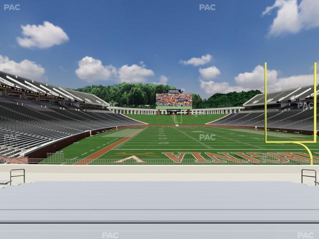 Scott Stadium - Section 117 Seat View Scott Stadium - Section 117 Seat View