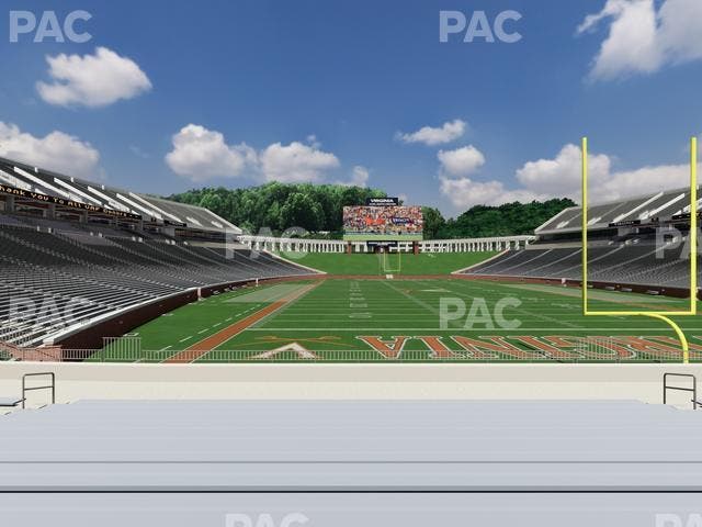 Scott Stadium - Section 117 Seat View