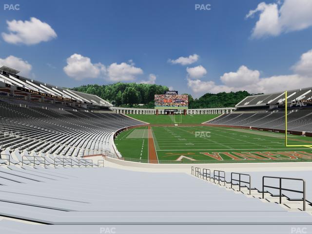 Scott Stadium - Section 118 Seat View
