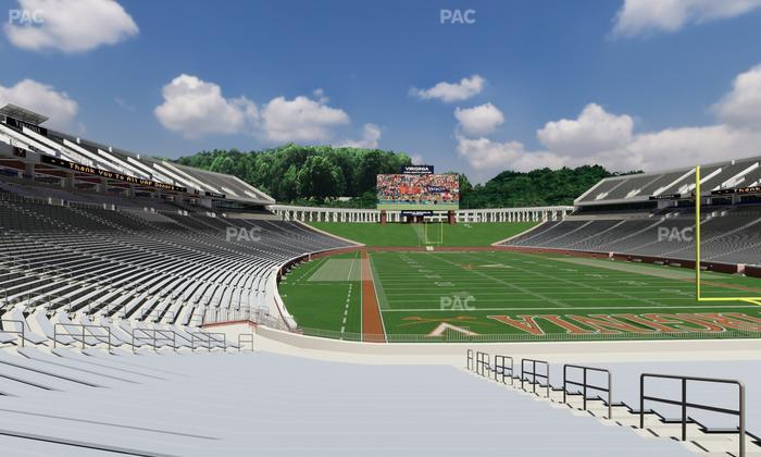 Scott Stadium - Section 118 Seat View