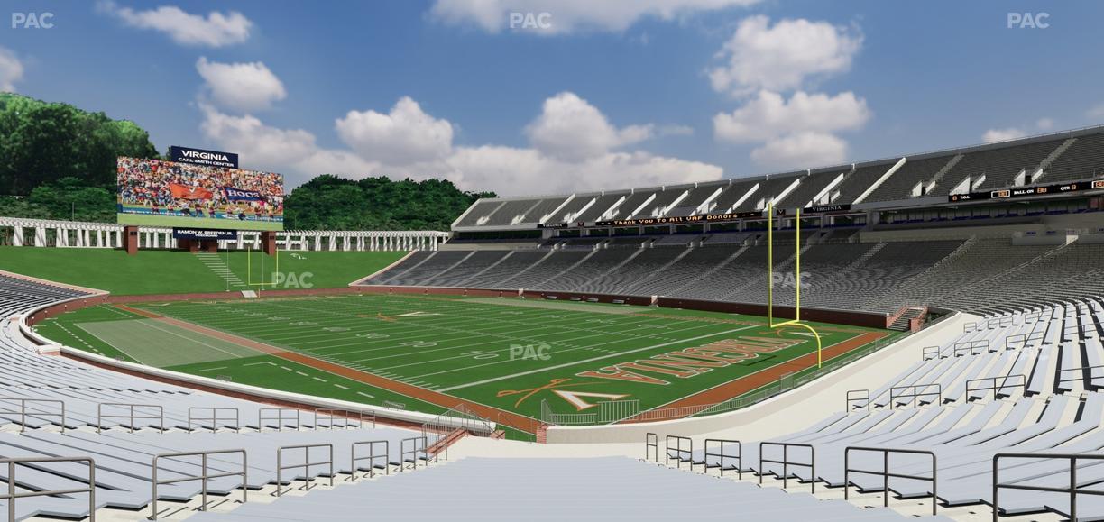 Scott Stadium - Section 119 Seat View