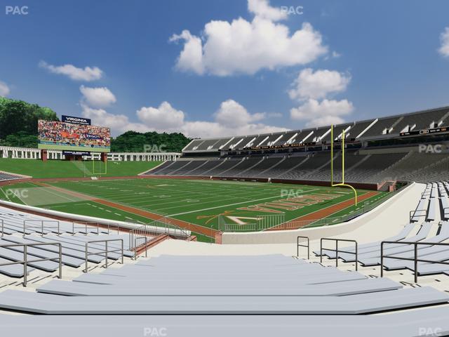 Scott Stadium - Section 119 Seat View Scott Stadium - Section 119 Seat View