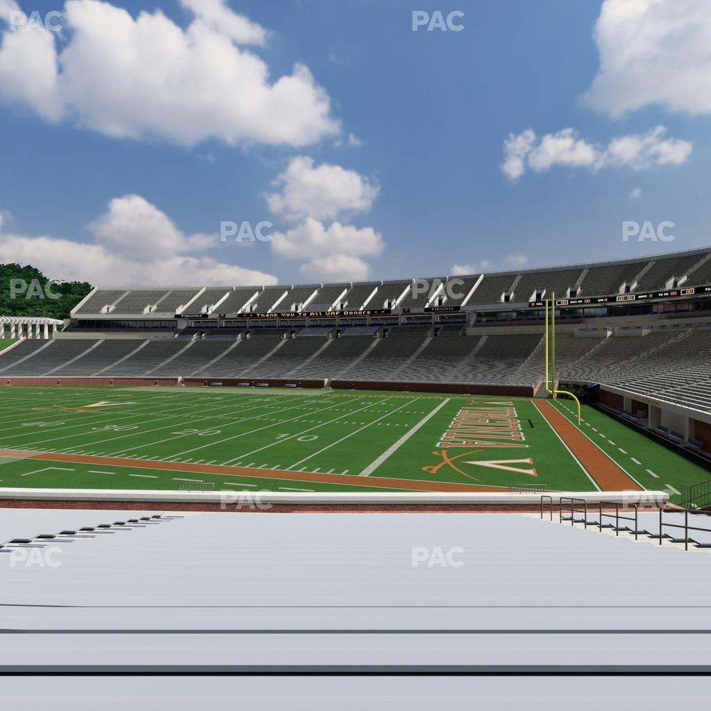 Scott Stadium - Section 121 Seat View