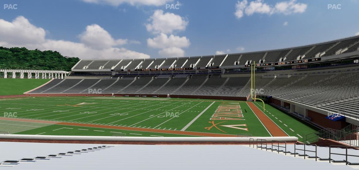 Scott Stadium - Section 121 Seat View