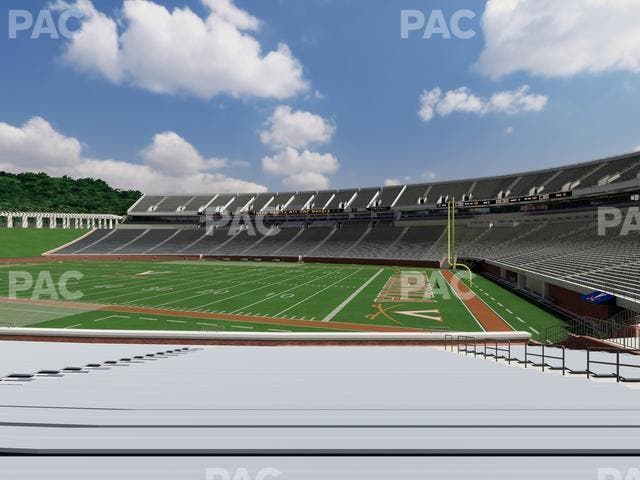 Scott Stadium - Section 121 Seat View