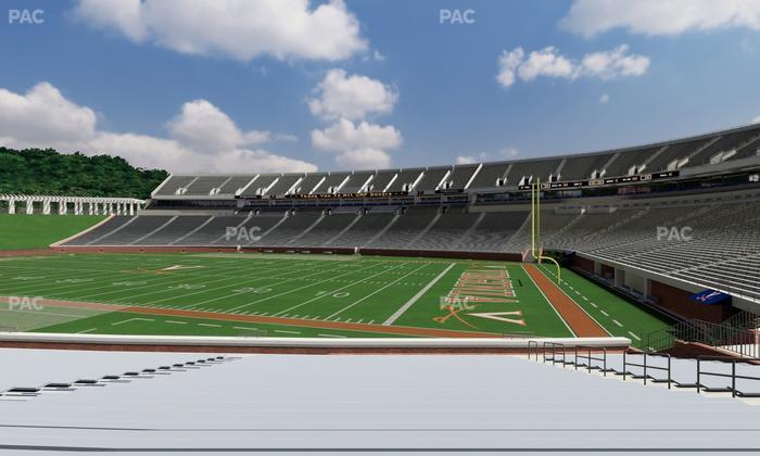 Scott Stadium - Section 121 Seat View