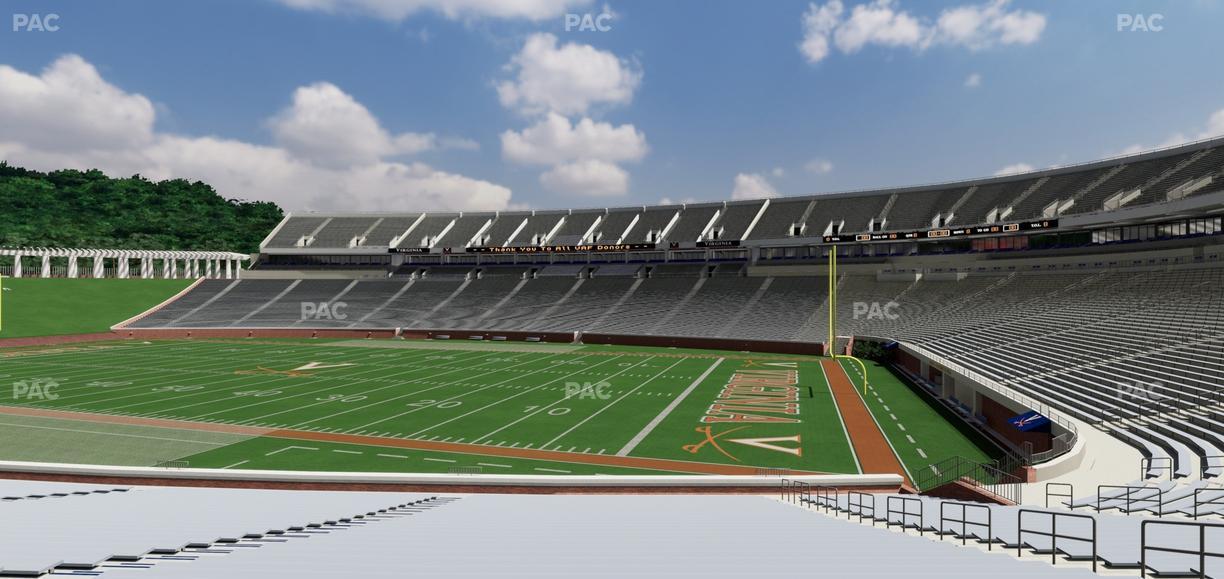 Scott Stadium - Section 121 Seat View
