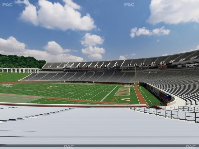 Scott Stadium - Section 121 Seat View