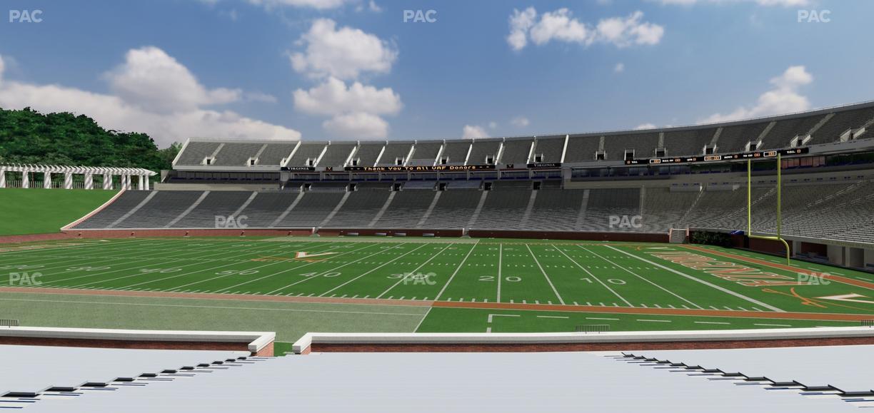 Scott Stadium - Section 123 Seat View