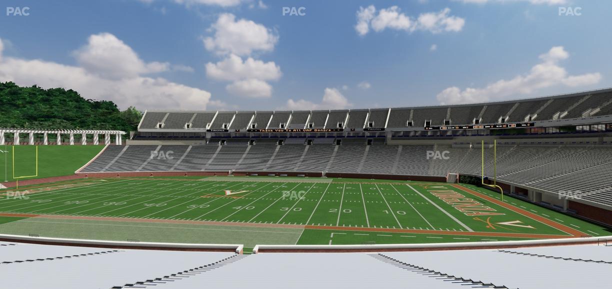 Scott Stadium - Section 123 Seat View