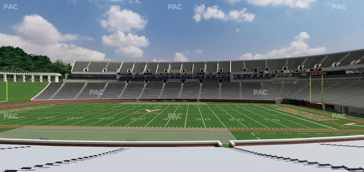 Scott Stadium - Section 124 Seat View