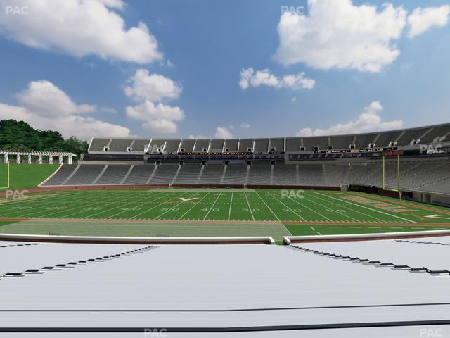 Scott Stadium - Section 124 Seat View