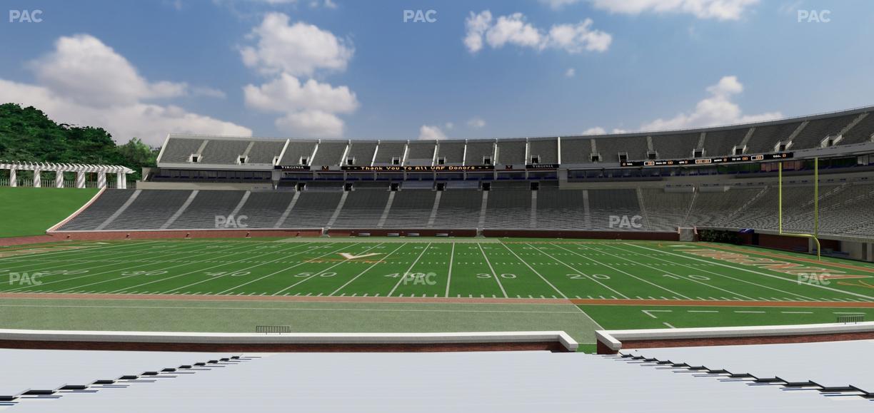 Scott Stadium - Section 124 Seat View