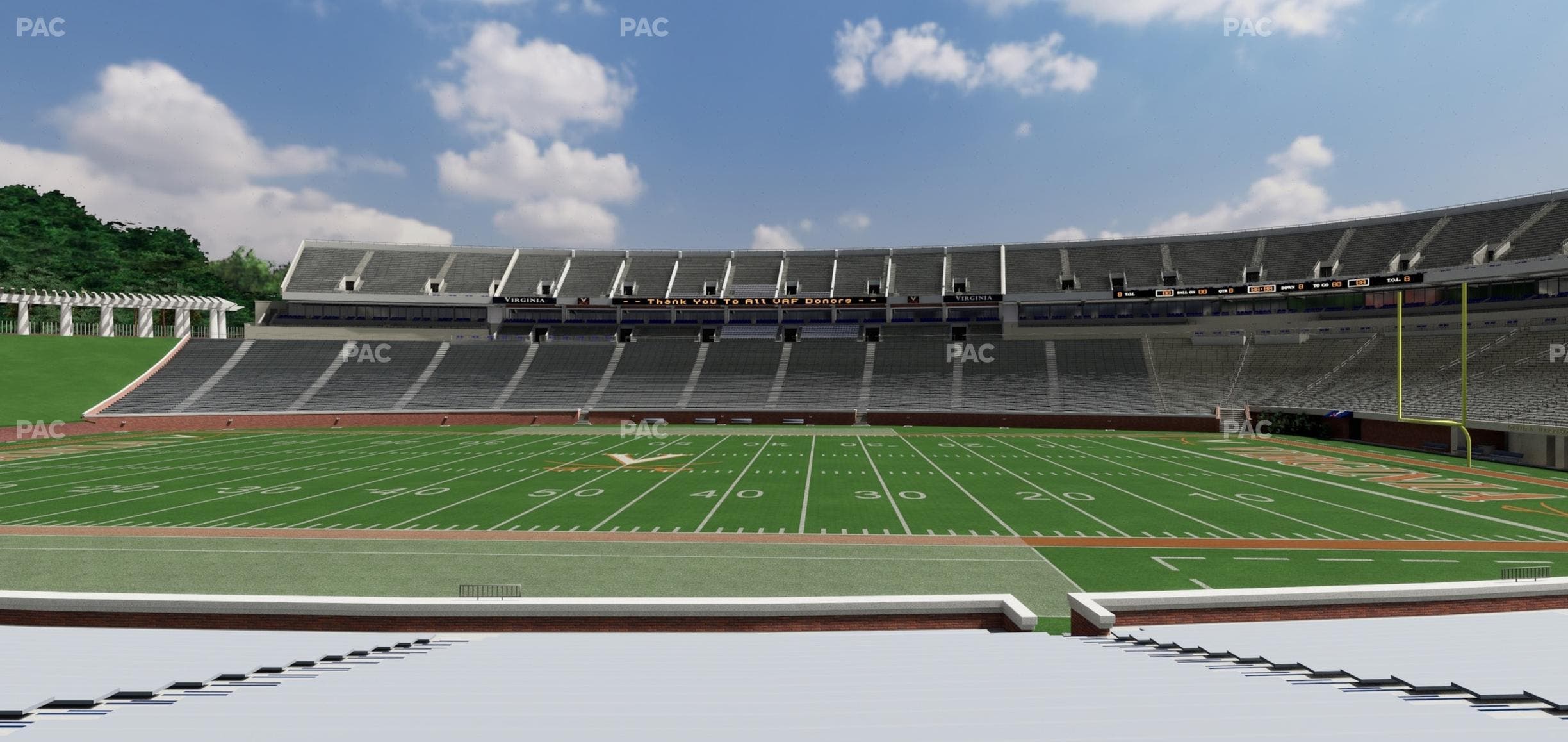 Scott Stadium - Section 124 Seat View