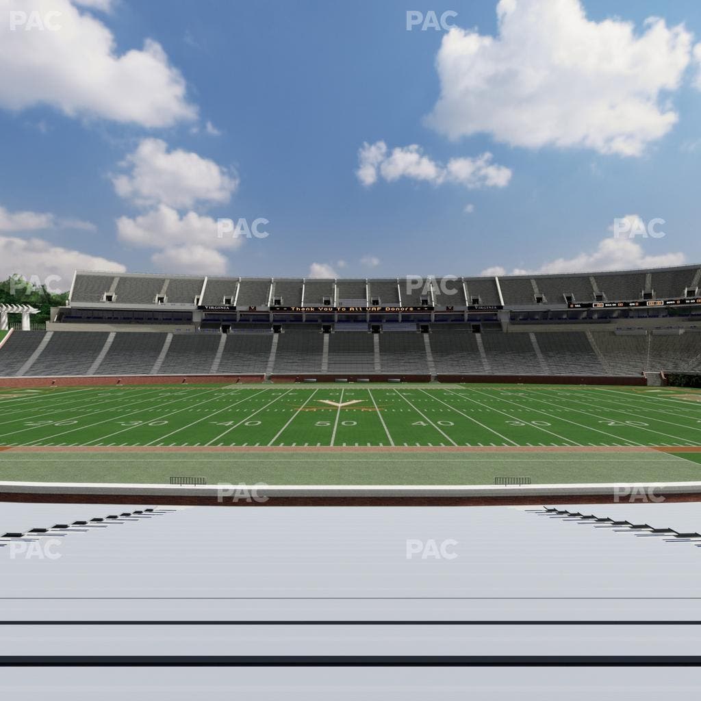 Scott Stadium - Section 125 Seat View