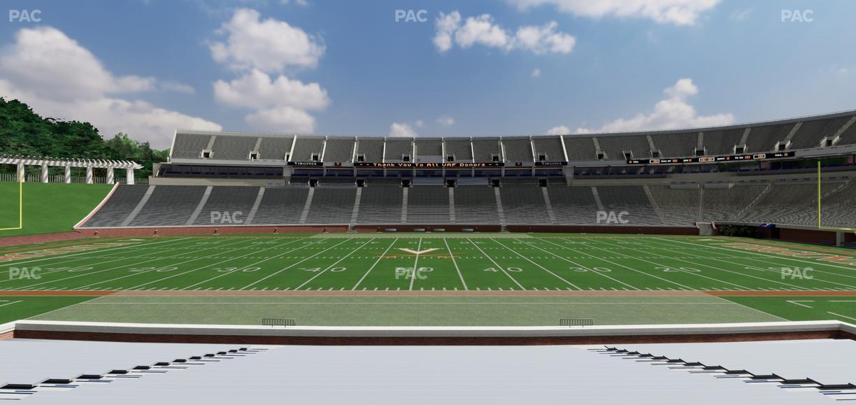 Scott Stadium - Section 125 Seat View