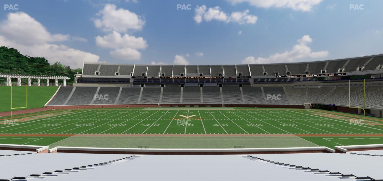 Scott Stadium - Section 125 Seat View