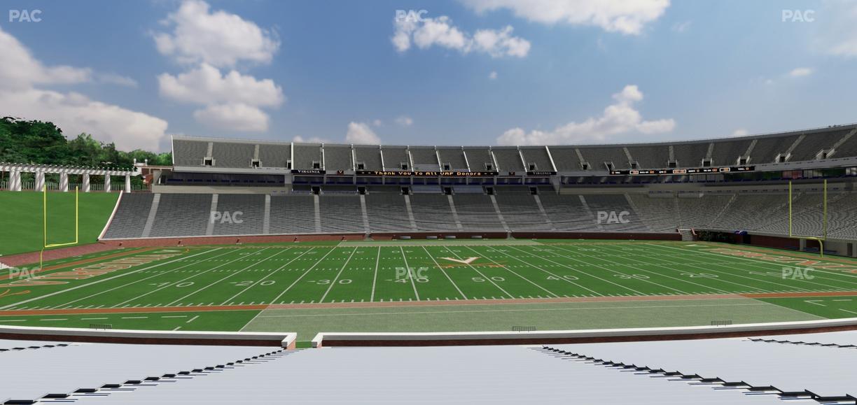 Scott Stadium - Section 126 Seat View