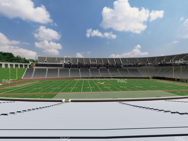 Scott Stadium - Section 126 Seat View
