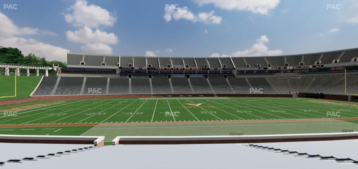 Scott Stadium - Section 126 Seat View