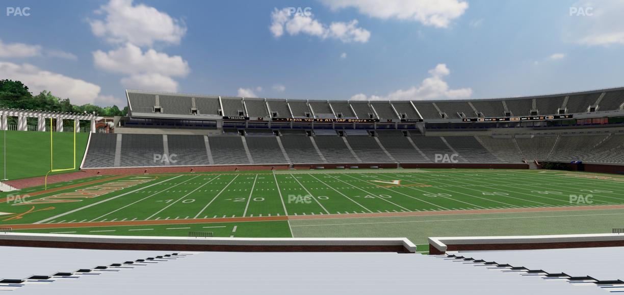Scott Stadium - Section 127 Seat View
