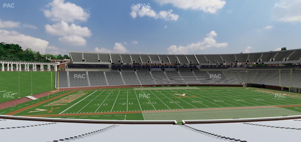 Scott Stadium - Section 127 Seat View