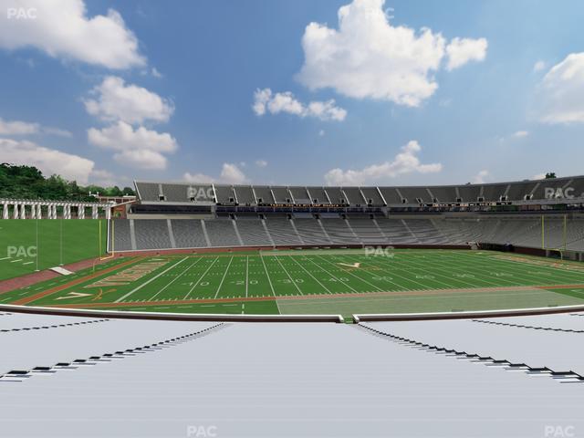 Scott Stadium - Section 127 Seat View Scott Stadium - Section 127 Seat View