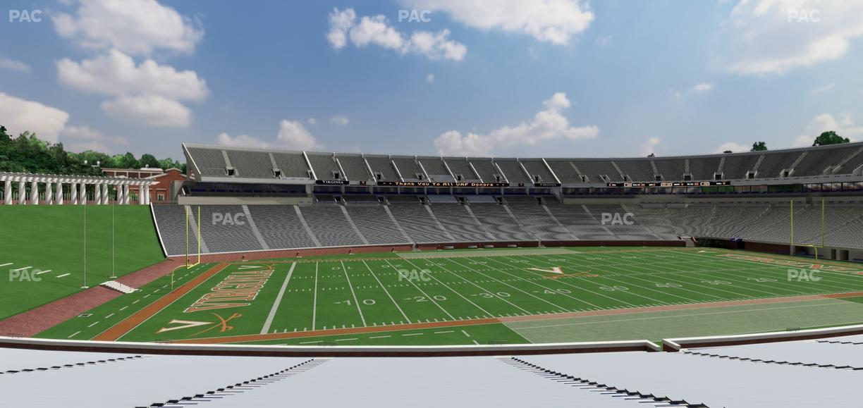 Scott Stadium - Section 128 Seat View