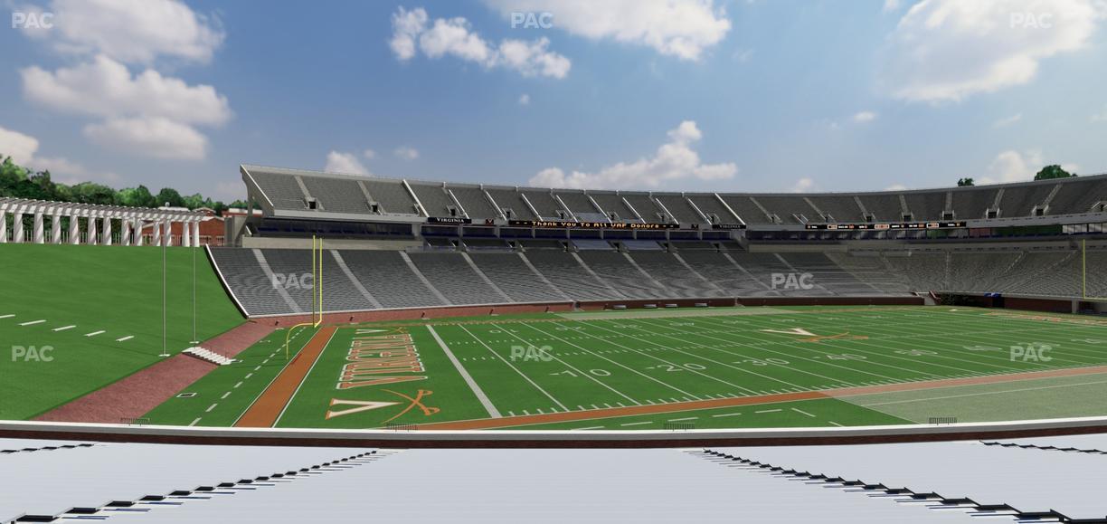 Scott Stadium - Section 129 Seat View