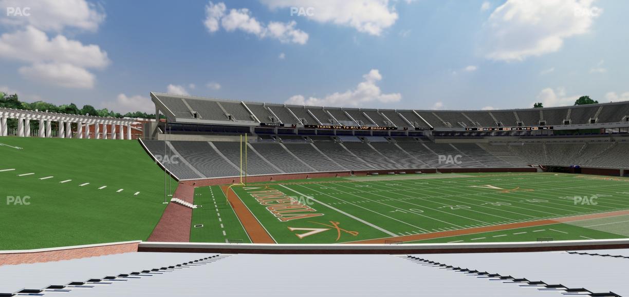 Scott Stadium - Section 130 Seat View