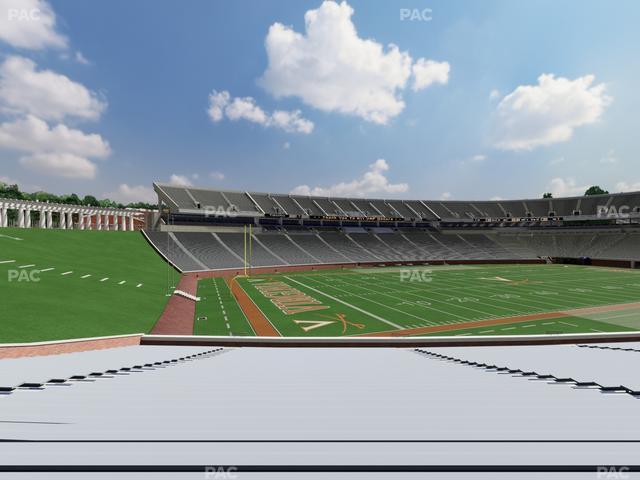Scott Stadium - Section 130 Seat View
