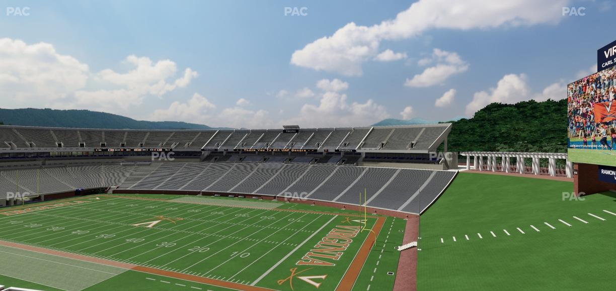 Scott Stadium - Section 501 Seat View