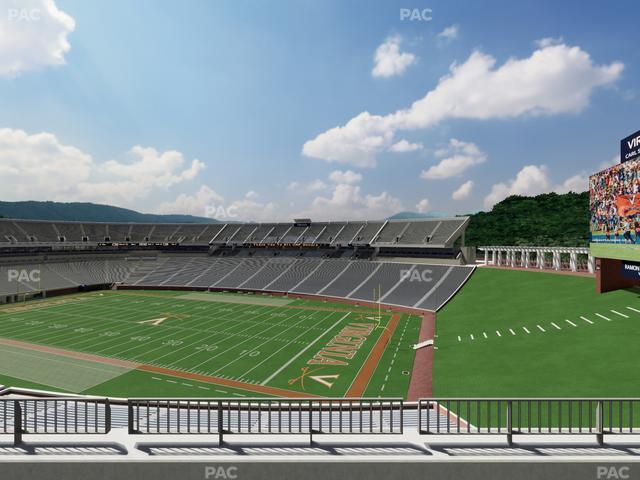 Scott Stadium - Section 501 Seat View