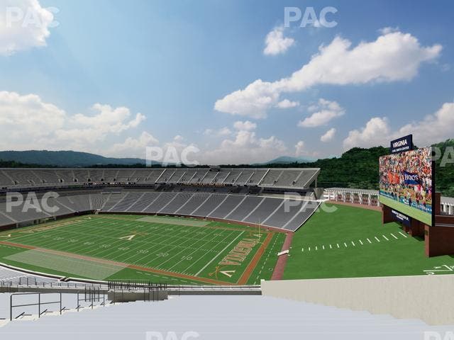 Scott Stadium - Section 501 Seat View