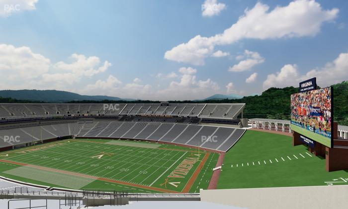 Scott Stadium - Section 501 Seat View