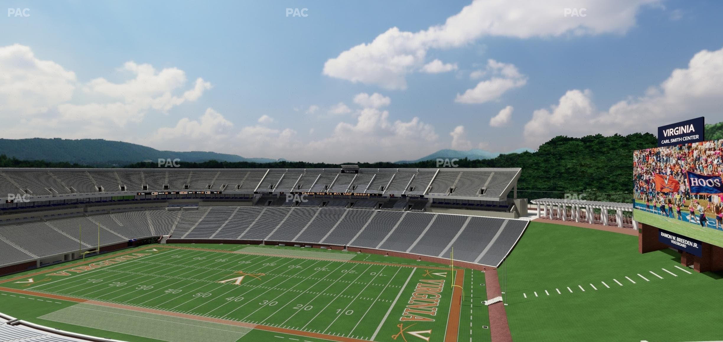 Scott Stadium - Section 502 Seat View