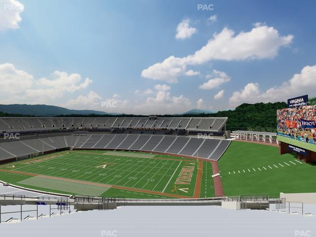 Scott Stadium - Section 502 Seat View Scott Stadium - Section 502 Seat View