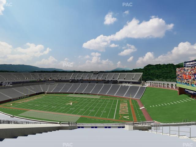 Scott Stadium - Section 503 Seat View Scott Stadium - Section 503 Seat View