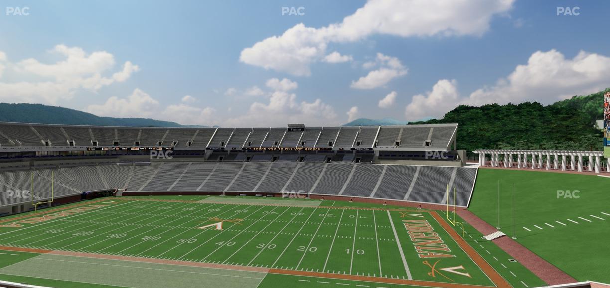 Scott Stadium - Section 504 Seat View